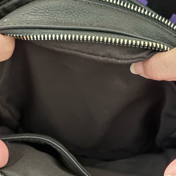 Gussaci Black and Animal Print Crossbody Bag - Picture 9 of 10